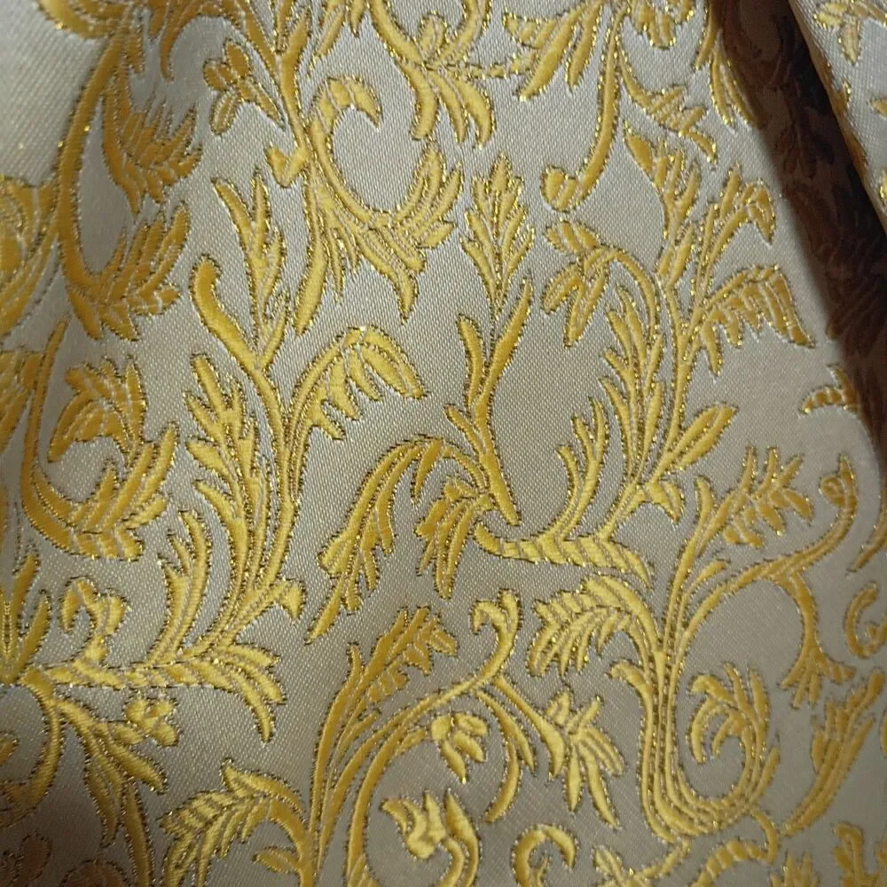 Jean Louis France Brocade Blazer Golden Yellow 48R